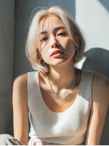 ロッソ 大橋店(Rosso) ハイトーンのすっきりボブ【大橋】