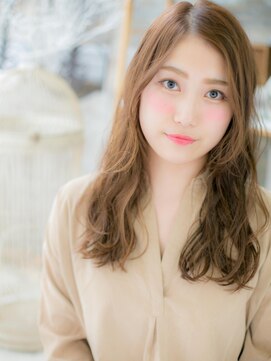 モッズヘア 越谷(mod's hair) ヘーゼルブラウンバタフライカットウェットウェーブa