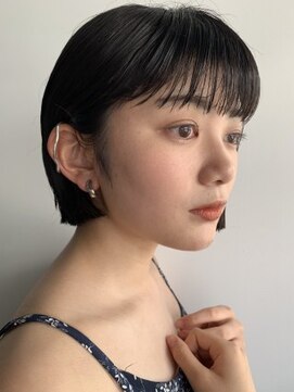 Asako ショートにもボブにもなるフレンチショートボブ L ナヌーク シブヤ Nanuk Shibuya のヘアカタログ ホットペッパービューティー