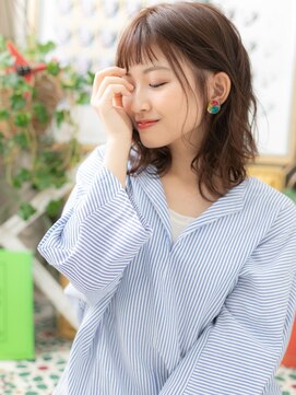 カバーヘアアンドスパ ブリス 浦和(COVER HAIR&SPA bliss) 大人かわいい重軽感♪くせ毛風無造作パーマa浦和20代30代40代