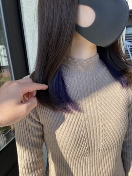 ブランココ(BlanCoCo) インナーカラー×パープル☆