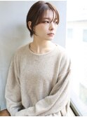 天神【BIRTH】ナチュラルマッシュショート×透けバング　2