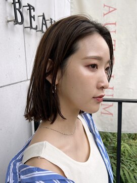 ビュートリアム 広尾(BEAUTRIUM) 20代30代40代◎大人の切りっぱなしパツっとボブ