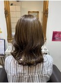 カーキグレージュハイライト