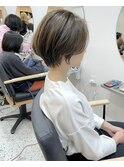 ショートボブ/大人巻き/ぷつっとボブ/ナチュラルモード/銀座駅