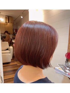 ブリング バイ スノードロップ 吉祥寺(BRING by Snowdrop) ウルフ/マチルダボブ/ピンクベージュ/インナーグレージュ/吉祥寺