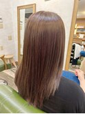 ストレートロング×マグネットカラー