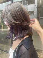 ニュートン(NEWTON) 【NEWTON×川島】インナーカラー×ラベンダー