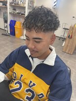 バリチョキ 五香店(BARI CHOKI) プードルパーマ×スキンフェード