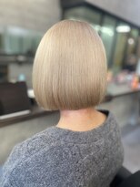 シアン 京都 烏丸店(CYAN)&nbsp;#ミルクベージュ#ベージュ#ハイトーン#艶髪#艶カラー#河原町