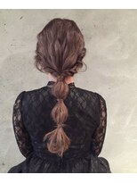 ルッソリベラ 池袋(Lusso libera)&nbsp;お呼ばれアレンジ/玉ねぎヘア/結婚式ヘアアレンジ/池袋/30代40代