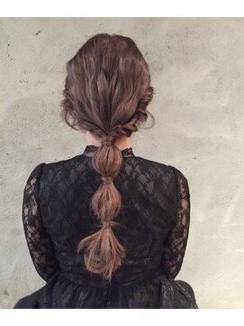 ルッソリベラ 池袋(Lusso libera) お呼ばれアレンジ/玉ねぎヘア/結婚式ヘアアレンジ/池袋/30代40代