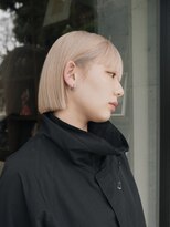 ピア ヘアーデザイン プレミアム(Pia hair design premium) 切りっぱなしボブ　ハイトーンボブ　pia