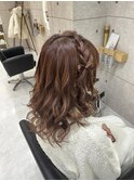 編みたらしリボン/心斎橋ヘアセット