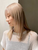 アイティーバイアルバム 藤沢店(IT by ALBUM)&nbsp;くびレイヤーエモージュグレーベージュ_ba484341