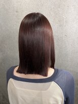 レリル(relile) relile美髪ストレート×ピンクベージュ