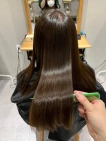 トロン(tronc) oggiotto ストレート　髪質改善　フェミニンロング