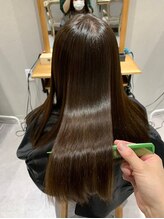 トロン(tronc) oggiotto ストレート　髪質改善　フェミニンロング