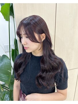 アイズ 横浜(IS) 【JUNKI指名】小顔顔まわり/ラベンダーグレージュ/横浜