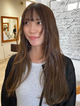 ニュイ(NUIT) ダブルカラーミルクティーベージュカラーブルーブラックブリーチ