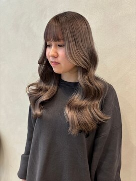 ジーナ 札幌大通(Zina) 美髪*エアリーロング*グレージュ*髪質改善*Zina札幌大通