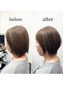 ショート/縮毛矯正/白髪ぼかし/大人の美髪/似合わせ/立川南口