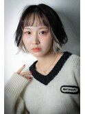 ミストバングフェイスフレーミングショートボブv上尾10代20代