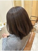 グレイカラー　リタッチ馴染ませオーガニックカラー♪