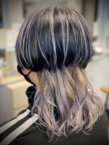 キャラ シャローネ 池袋(Chara Chalone)&nbsp;クラゲウルフハイトーンアンブレラカラーアッシュ個性派ちゃん