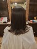忙しい合間に！リタッチカラー+シルキートリートメント<￥5500>