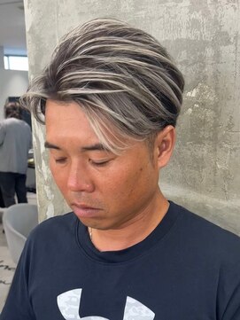 キング(K!ng) 縮毛矯正髪質改善ハイライトレイヤーカット枚方美容室エクステ