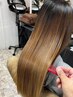 【萩原指名】酸性ストレート（ブリーチ履歴、ハイダメージ毛）￥21500