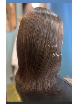 ハチ(.hachi) アッシュ ブルー