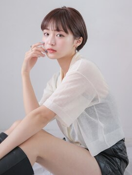 レトン 銀座(leton) 丸みショート/マッシュショート/ピンクブラウン/ショートボブ