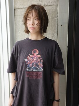 蜃気楼 顔まわりレイヤーボブ