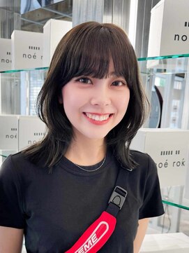 ノエロク 岐阜(noe rok) くびれヘア/シースルーグレー/岐阜