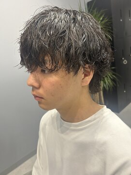 メンズ リコ(MEN'S RICO) 波巻きスパイラル波巻きウルフ波巻きパーマウルフカット【大和】