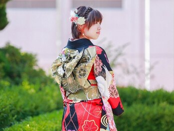 ル サロン リーカ 高見ノ里駅前本店(Le’Salon RYiCA)の写真/卒業式/成人式…様々な場面での着物・袴の着付けOK♪着崩れしにくい×長時間着用でも苦しくない！