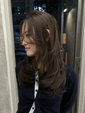 キーチェ 梅田中崎町(keych) レイヤーカット/ミディアムレイヤー/髪質改善/顔まわりカット
