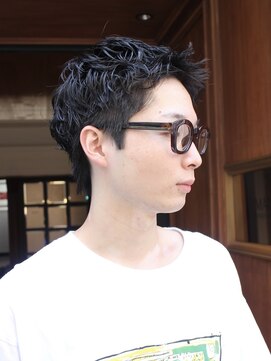 トッド(tod) ビジネスマン色気ヘアニュアンスパーマメンズパーマメンズカット