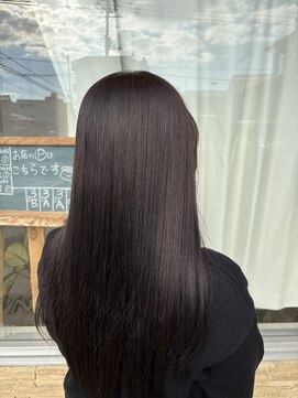 クラウン ヘア ラウンジ(CROWN hair lounge) 【クラウン】20代30代40代　サラサラミディ×ダークグレー