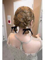 ムード(mood)&nbsp;ヘアセット/ツイン/団子/結婚式ヘアセット/お呼ばれセット