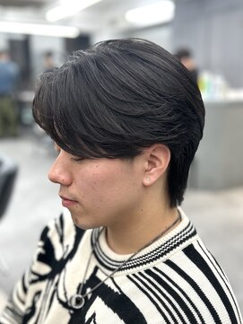 オーバルバイアピッシュ(OVARL by apish) フェザーパーマ/カルマパーマ/メンズパーマ/メンズカット/原宿