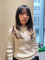 エルサフィロ ヨドヤバシ(el zafiro yodoyabashi) レイヤースタイル ミディアムレイヤー