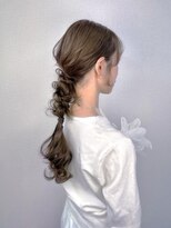 銀座新橋着付けヘアセットサロン［N］&nbsp;編みおろし/ポニーテール/ローポニー/ヘアセット/銀座/新橋