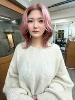 リアン(Lien)&nbsp;ハイブリーチ/ピンクアッシュ/ミディアムレイヤー