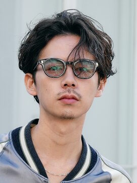 フィフス 大分(fifth) 大分スパイラルパーマメンズカットラウンドマッシュツーブロック