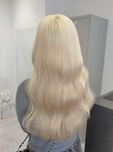 抜きっぱなしブロンドヘアー/10代20代ハイトーンカラー
