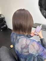 エミタス 柳通り(Emitas.)&nbsp;和歌山市で透明感グレージュなら艶ボブカラー♪