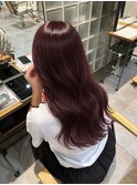 ボルドーカラー×ロング【伊左治】